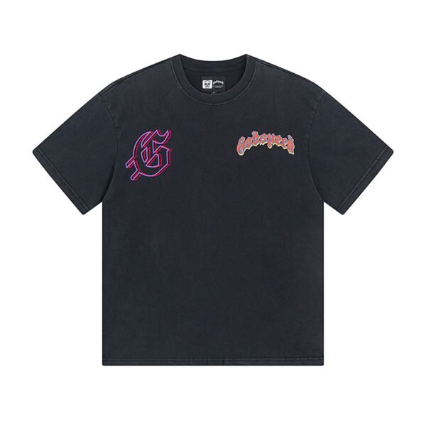 GODSPEED WASH BLACK WATER  T-SHIRT