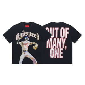 GODSPEED BASEBALL WASHED BLACK T-SHIRT