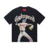 GODSPEED BASEBALL WASHED BLACK T-SHIRT