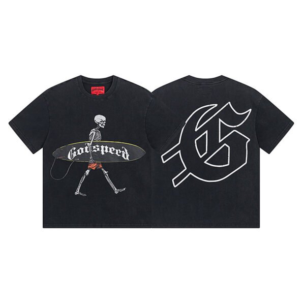 GODSPEED SURFER BLACK T-SHIRT