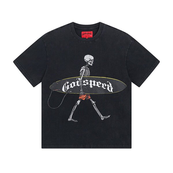 GODSPEED SURFER BLACK T-SHIRT