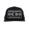 CHROME HEARTS CH HOLLYWOOD TRUCKER HAT BLACK/BLACK