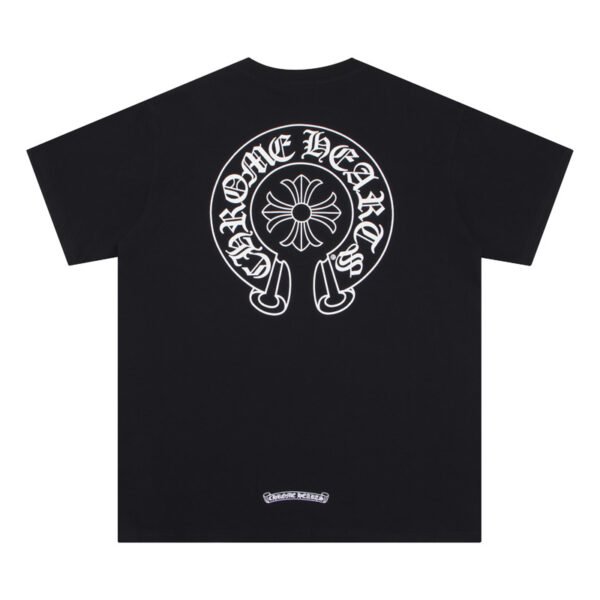 CHROME HEARTS HORSESHOE LOGO BLACK T-SHIRT
