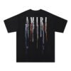 AMIRI PAINT LOGO BLACK T-SHIRT