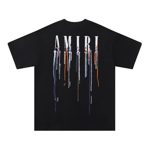 AMIRI PAINT LOGO BLACK T-SHIRT