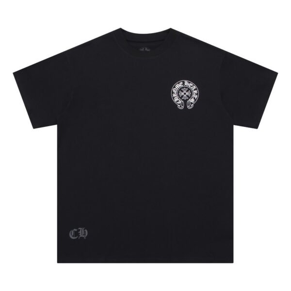 CHROME HEARTS HORSESHOE LOGO BLACK T-SHIRT