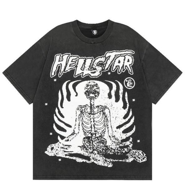 HELLSTAR INNER PEACE SKELETON T-SHIRT