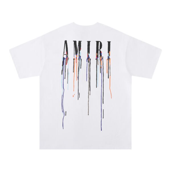 AMIRI PAINT LOGO WHITE T-SHIRT