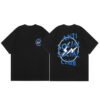 ASSC FRAGMENT BLACK BLUE PRECIOUS PETALS T-SHIRT