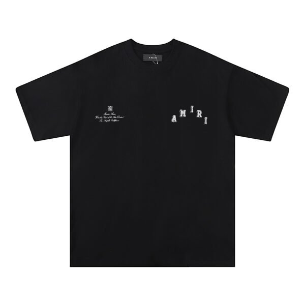 AMIRI MINI DISTRICT BLACK T-SHIRT