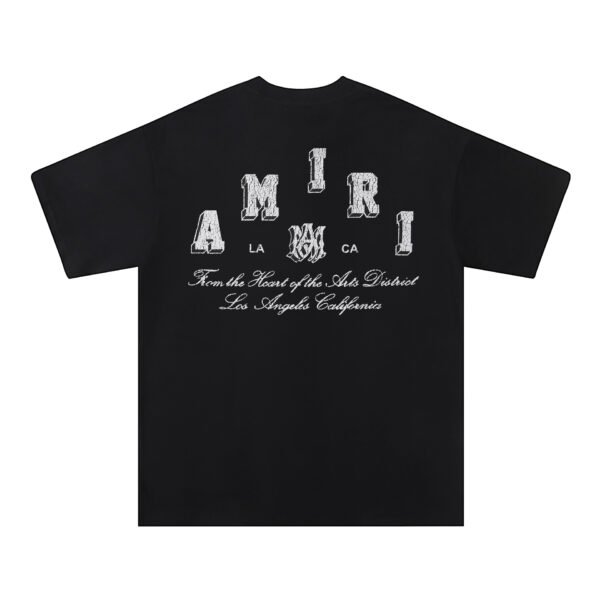 AMIRI MINI DISTRICT BLACK T-SHIRT