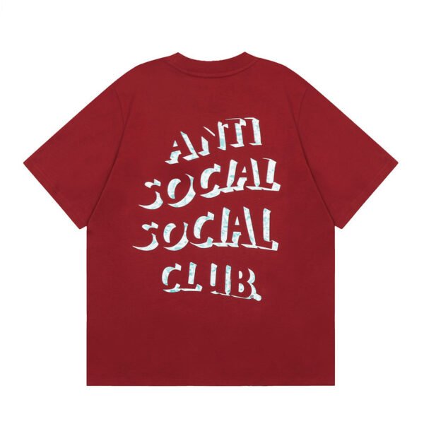 ASSC WAVY MINT LOGO RED T-SHIRT