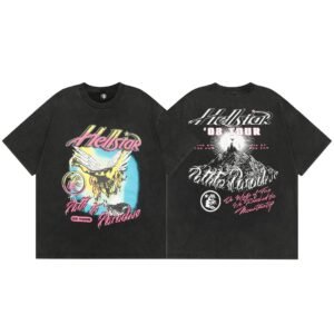 HELLSTAR PATH TO PARADISE WASHED BLACK T-SHIRT
