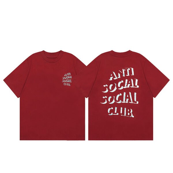 ASSC WAVY MINT LOGO RED T-SHIRT