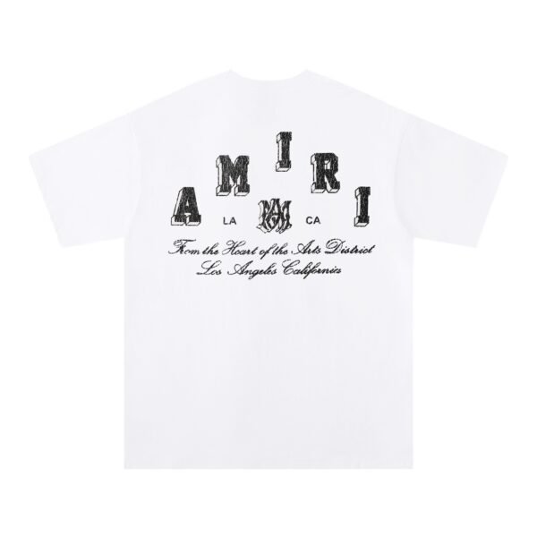 AMIRI MINI DISTRICT WHITE T-SHIRT