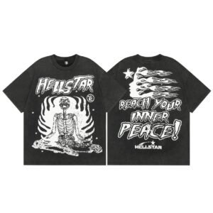 HELLSTAR INNER PEACE SKELETON T-SHIRT