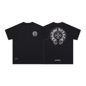 CHROME HEARTS HORSESHOE LOGO BLACK T-SHIRT