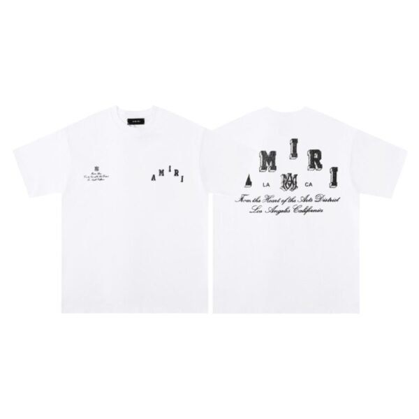 AMIRI MINI DISTRICT WHITE T-SHIRT