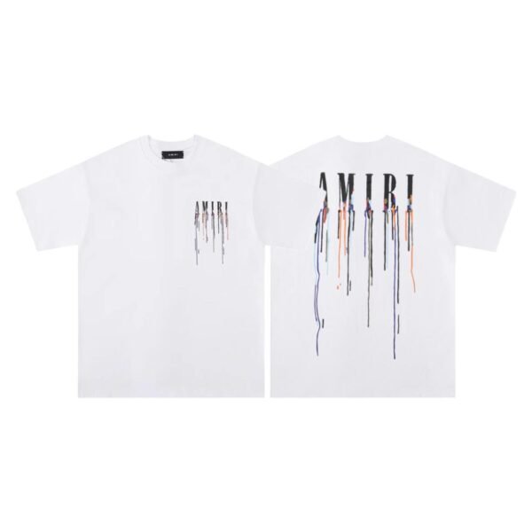 AMIRI PAINT LOGO WHITE T-SHIRT
