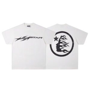 HELLSTAR HH LOGO WHITE-CREAM T-SHIRT