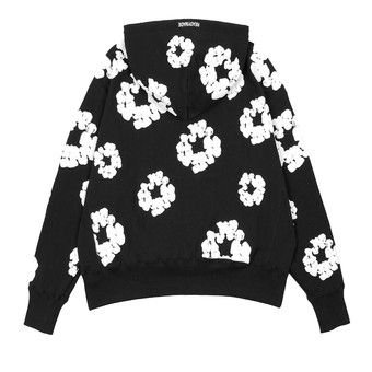 DENIM TEARS READYMADE BLACK WREATH HOODIE