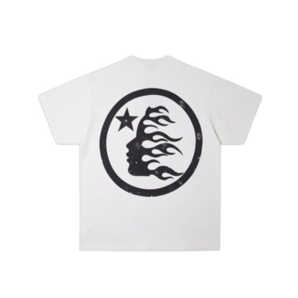 HELLSTAR HH LOGO WHITE-CREAM T-SHIRT