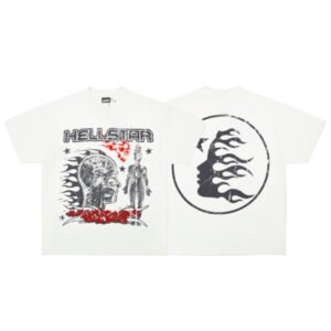 HELLSTAR HUMAN EVOLUTION WHITE T-SHIRT