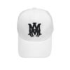 AMIRI MA LOGO TRUCKER WHITE/BLACK HAT