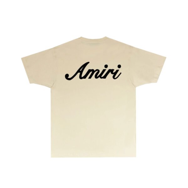 AMIRI SCRIPT LOGO CREAM T-SHIRT