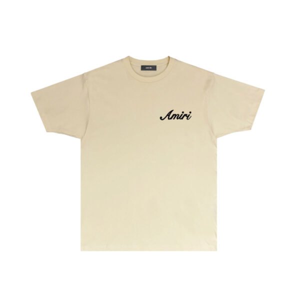 AMIRI SCRIPT LOGO CREAM T-SHIRT