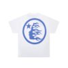 HELLSTAR FLAME FACE LOGO T-SHIRT WHITE/BLUE