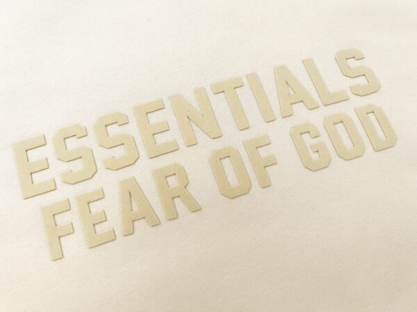 FEAR OF GOD ESSENTIALS MID-LOGO LIGHT APRICOT HOODIE
