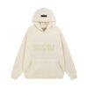 FEAR OF GOD ESSENTIALS MID-LOGO LIGHT APRICOT HOODIE