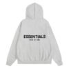 FEAR OF GOD ESSENTIALS BASIC LIGHT GRAY HOODIE
