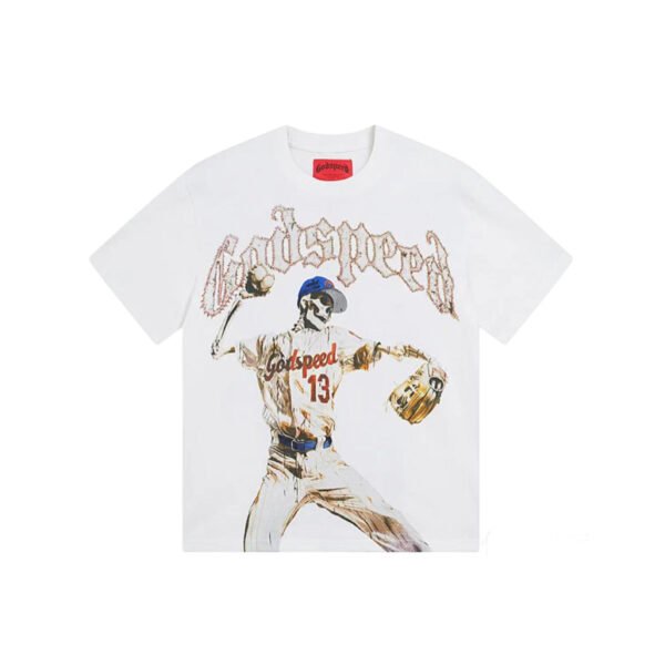 GODSPEED BASEBALL WHITE T-SHIRT