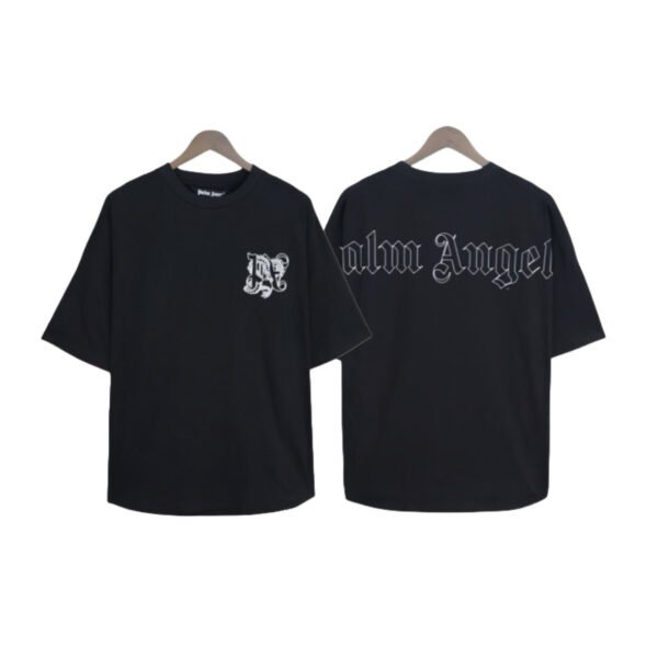 PALM ANGELS CLASSIC LOGO BLACK T-SHIRT