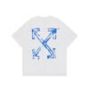 OFF-WHITE SKY BLUE ARROWS WHITE T-SHIRT