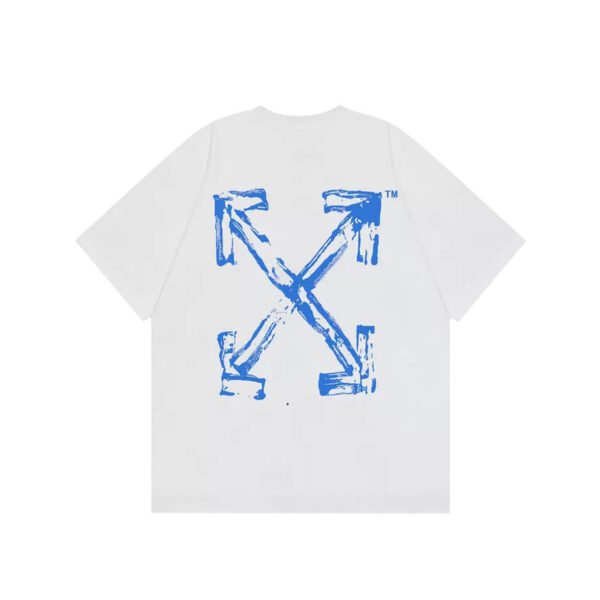 OFF-WHITE SKY BLUE ARROWS WHITE T-SHIRT