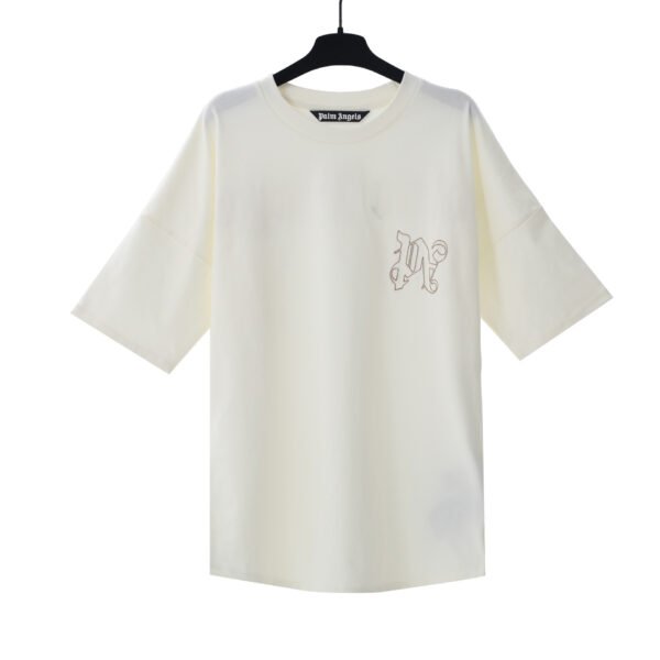 PALM ANGELS CLASSIC LOGO CREAM T-SHIRT