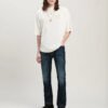 PALM ANGELS CLASSIC LOGO CREAM T-SHIRT