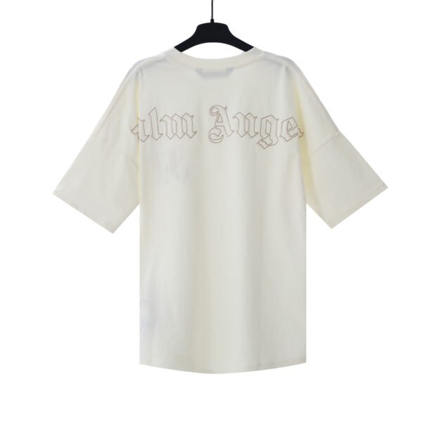 PALM ANGELS CLASSIC LOGO CREAM T-SHIRT