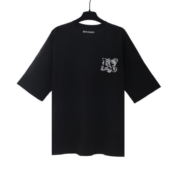 PALM ANGELS CLASSIC LOGO BLACK T-SHIRT