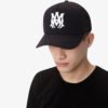 aasdsfmiri AMIRI MA LOGO TRUCKER HAT BLACK/WHITE