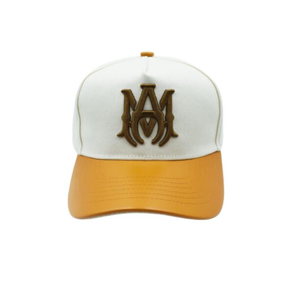 AMIRI MA LOGO HAT IVORY/TAN
