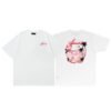 AMIRI RESORT CLUB PINK GRAPHIC WHITE T-SHIRT