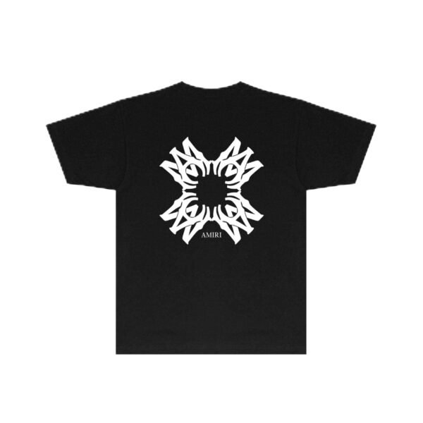 AMIRI TRIBAL QUAD LOGO BLACK T-SHIRT