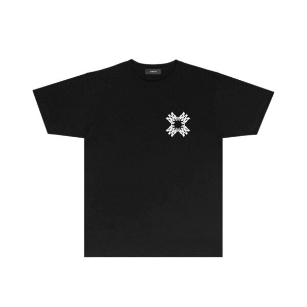 AMIRI TRIBAL QUAD LOGO BLACK T-SHIRT