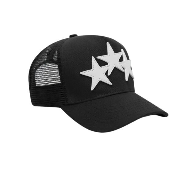 AMIRI THREE STAR BLACK/WHITE HAT