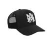 amsdisafsa AMIRI MA LOGO TRUCKER HAT BLACK/WHITE