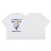 CASABLANCA TENNIS CLUB WHITE T-SHIRT